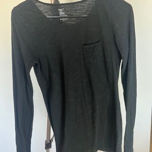 Gap Black Long-Sleeve Top